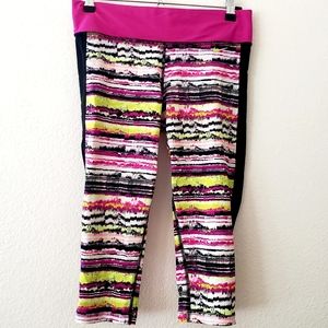 Nike Striped Bold colors Activewear Leggings Capri